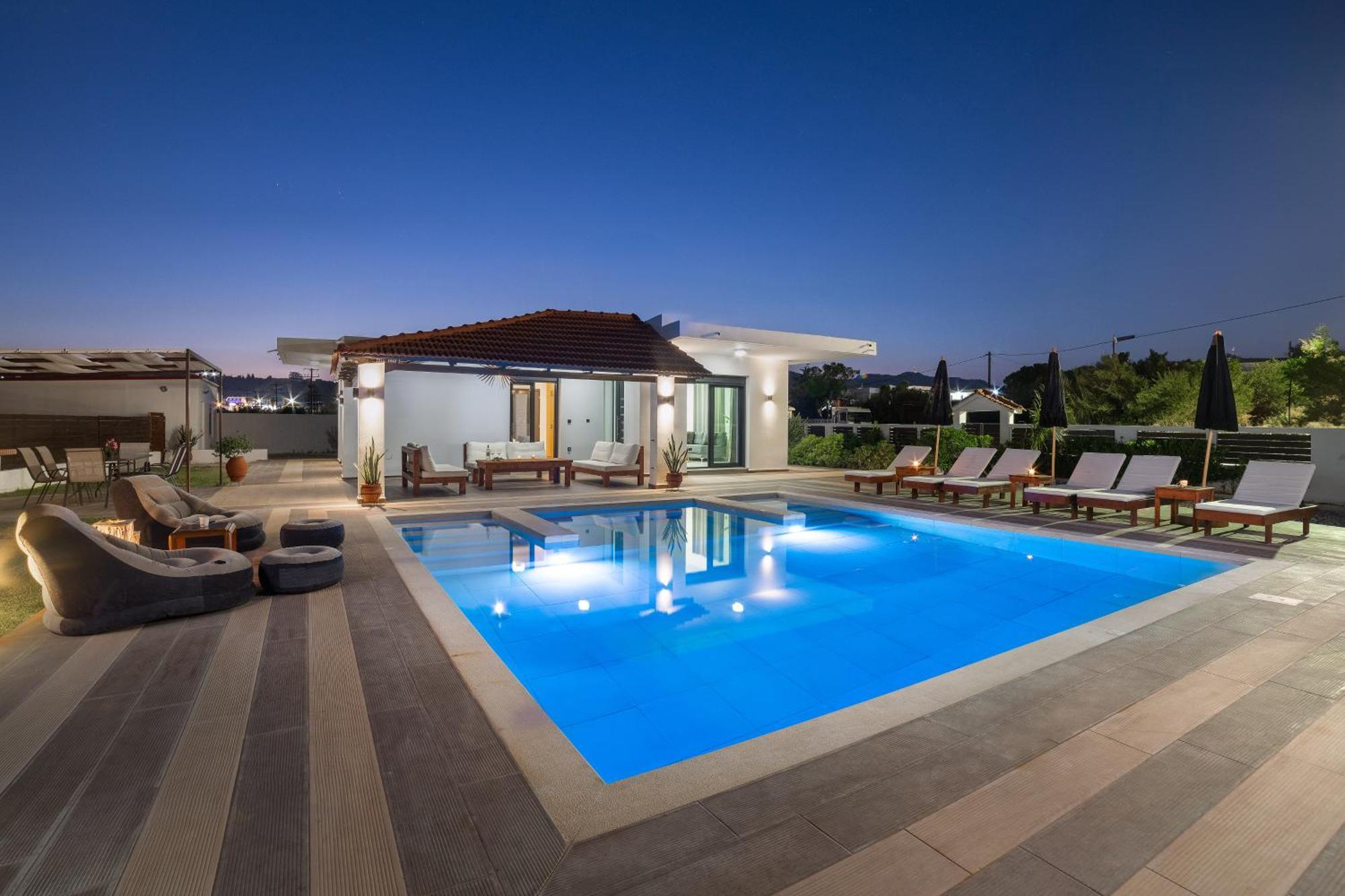 Elysian Villa Afántou Exterior foto