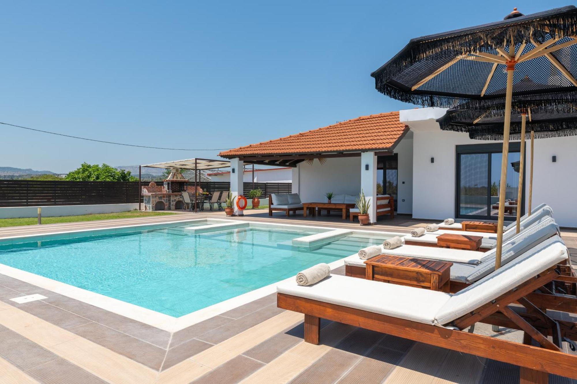 Elysian Villa Afántou Exterior foto